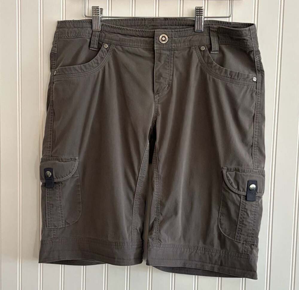 KÜHL  Womens SPLASH 11'' Cargo UPF 50 Hiking Shorts Size 10 Quick Dry Style 6084